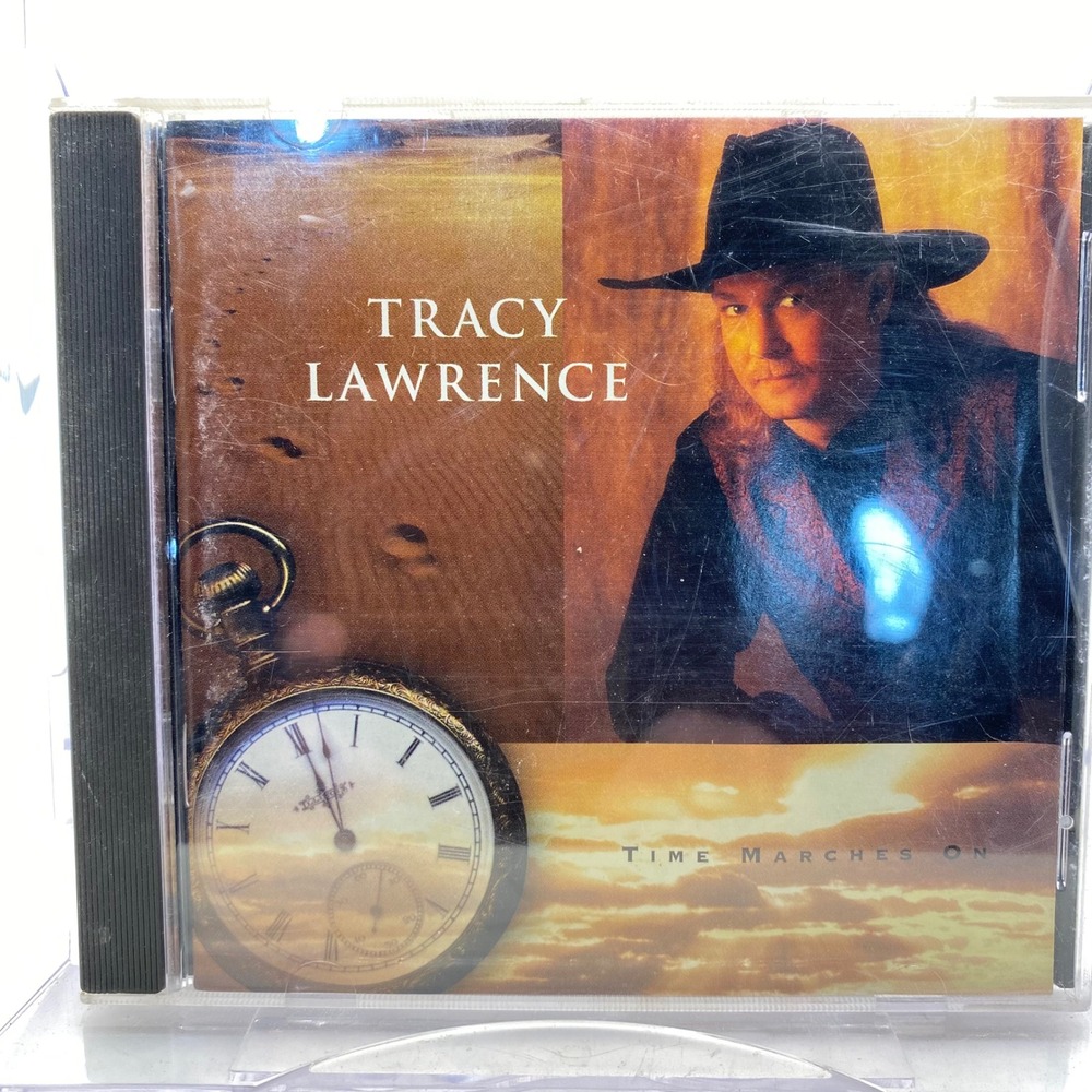 Tracy‎ Lawrence Time Marches On CD 1996 Atlantic 82866-2 Country Music Album